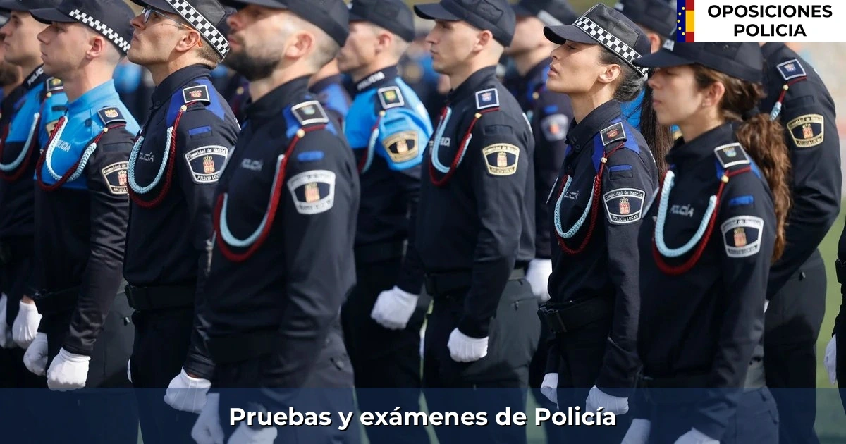 Pruebas y exámenes de Policía Nacional y Policía Local