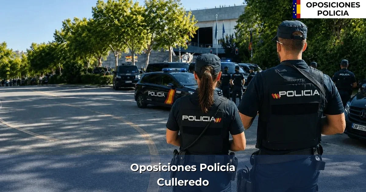Oposiciones policía en Culleredo