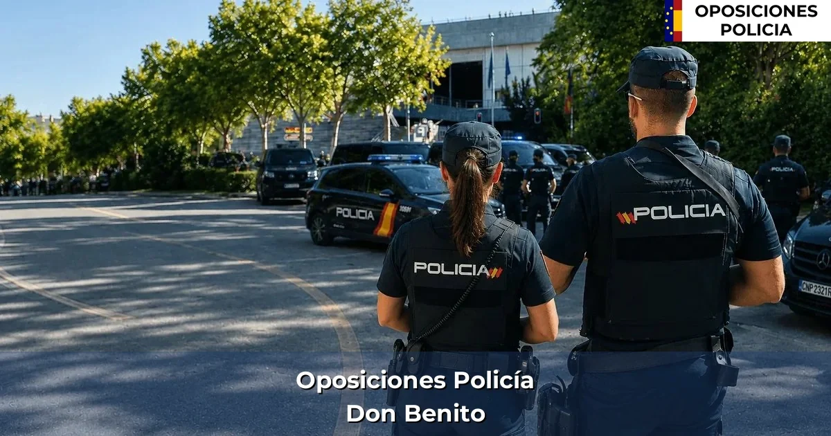 Oposiciones policía en Don Benito