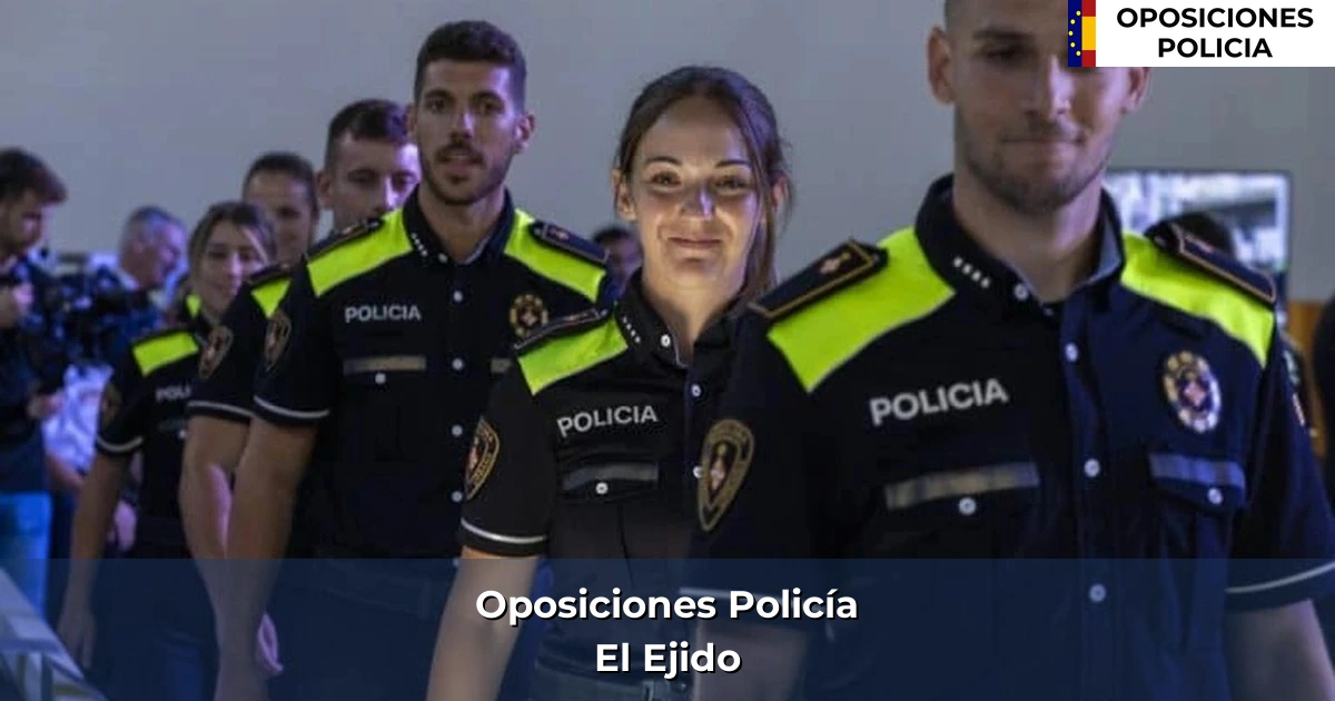 Oposiciones policía en El Ejido