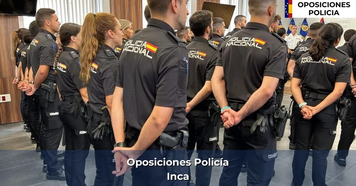 Oposiciones policía en Inca