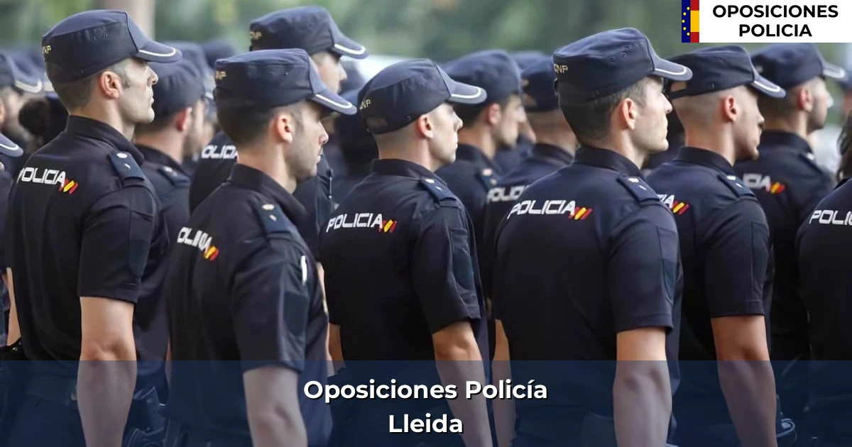 Oposiciones policía en Lleida