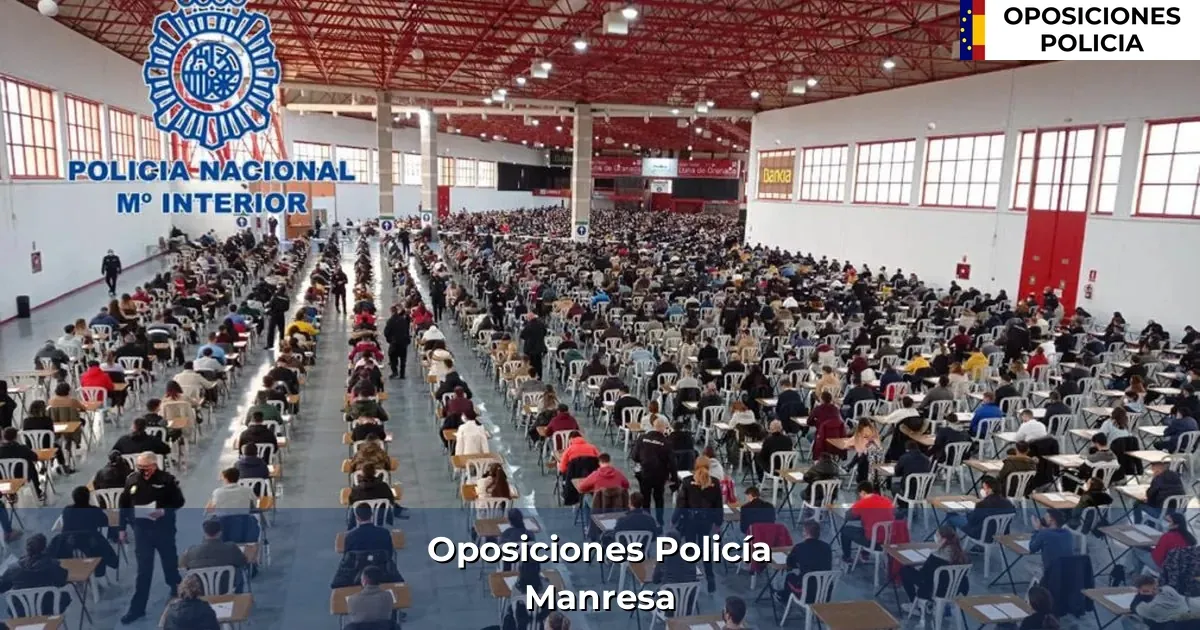 Oposiciones policía en Manresa