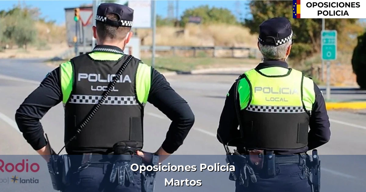 Oposiciones policía en Martos
