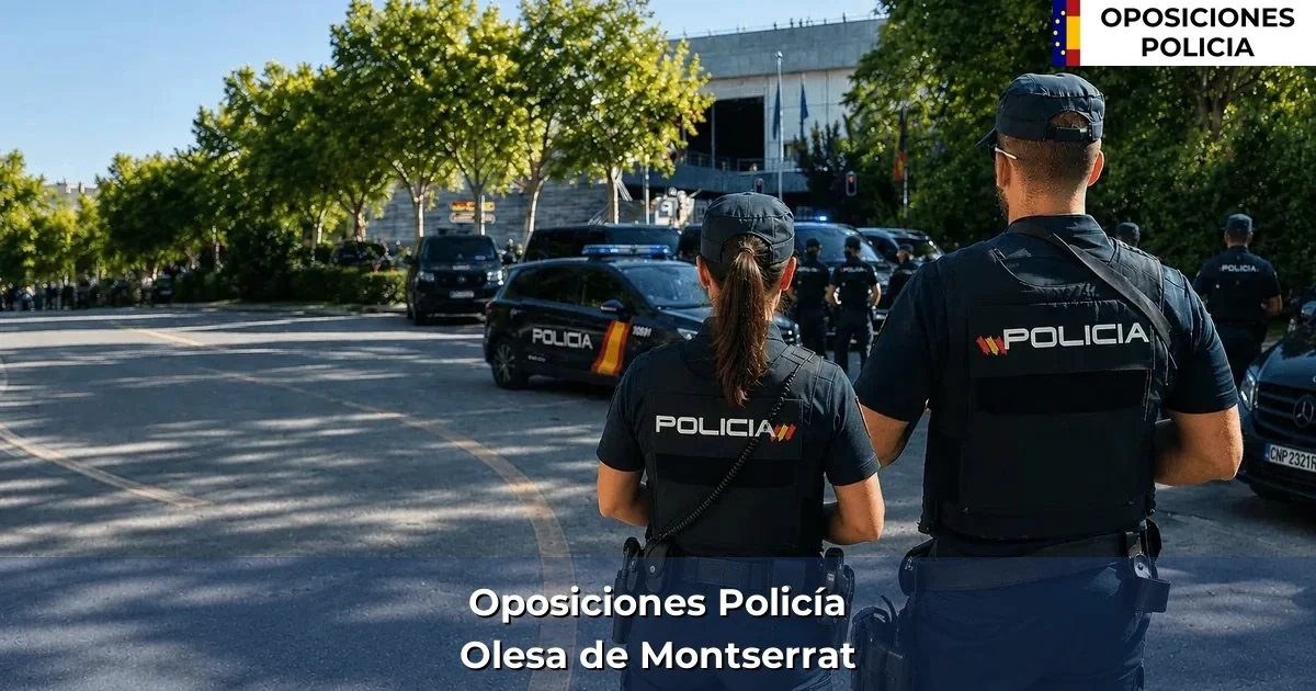 Oposiciones policía en Olesa de Montserrat