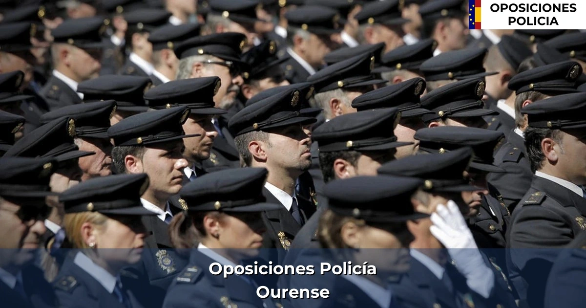 Oposiciones policía en Ourense