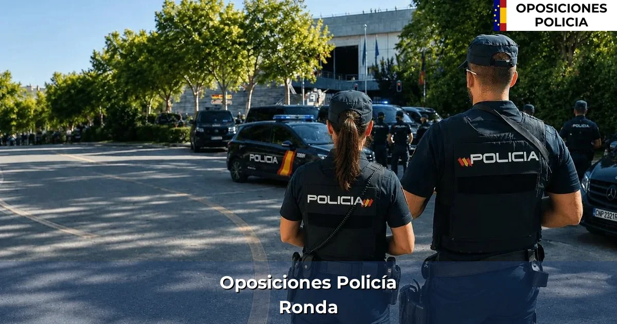 Oposiciones policía en Ronda