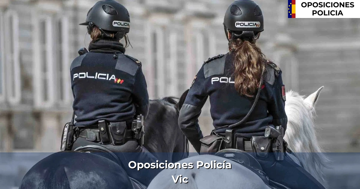 Oposiciones policía en Vic