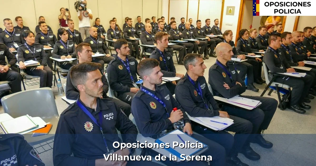 Oposiciones policía en Villanueva de la Serena