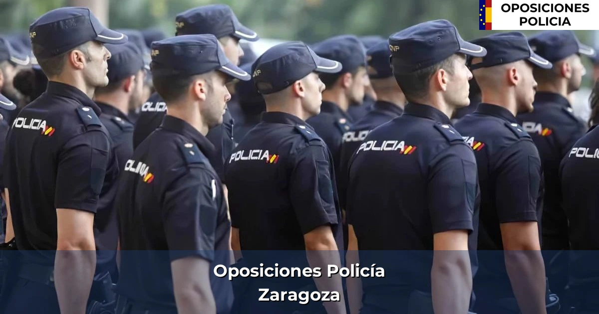 Oposiciones policía en Zaragoza